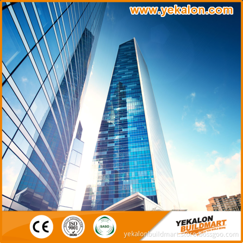 Yekalon Hot Sale and Transparent Energy Saving Glass Curtain Wall